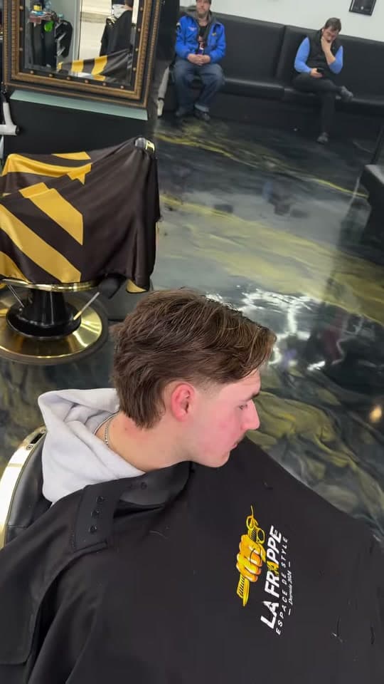 Taper en progression réalisé au salon La Frappe