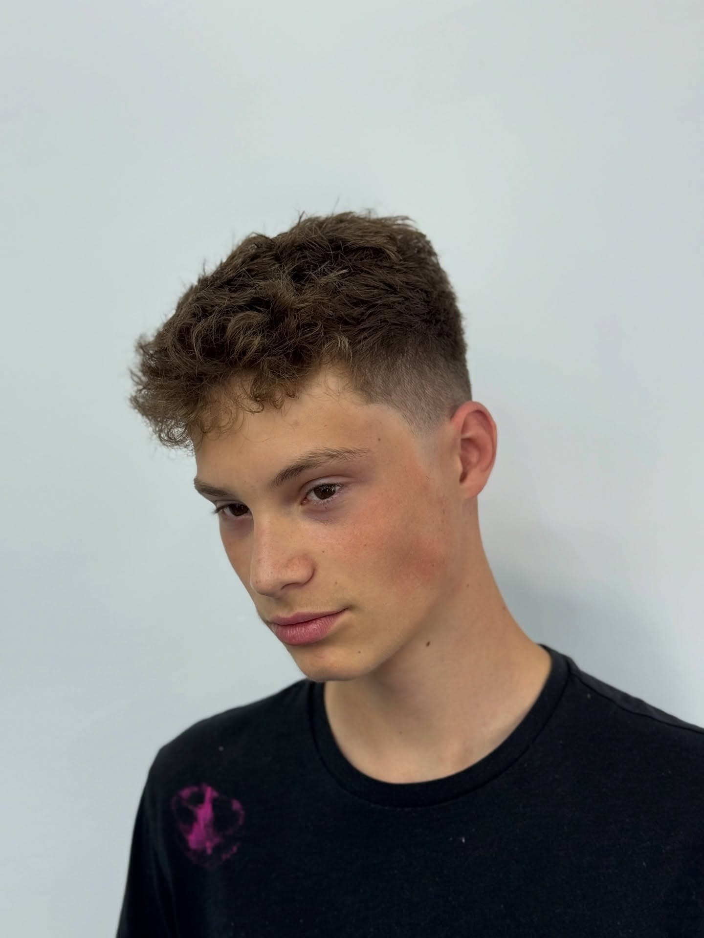 Boucles et taper réalisé au salon La Frappe