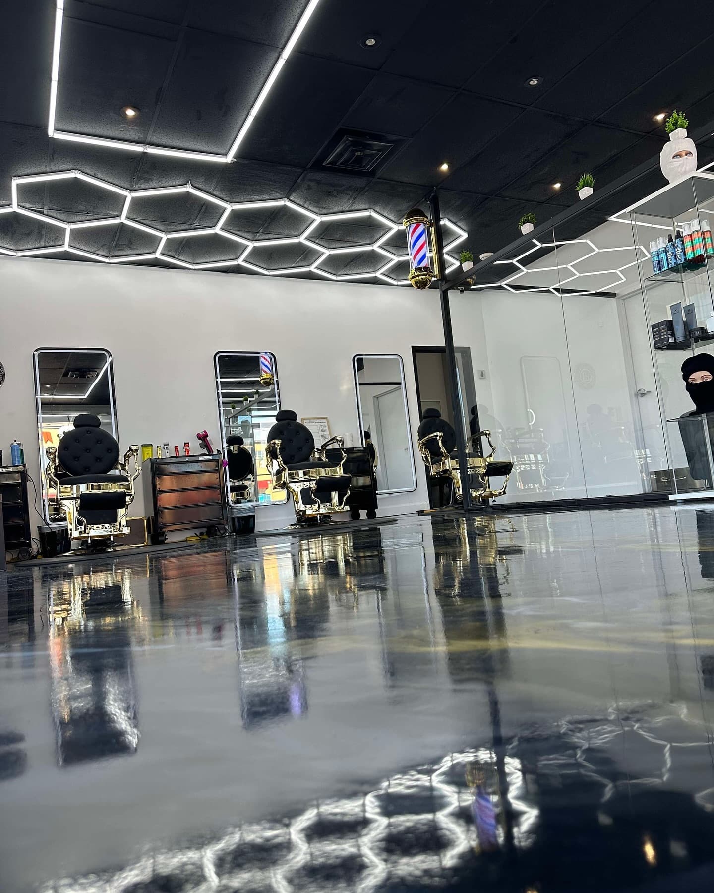 Vue réelle du salon La Frappe à Joliette